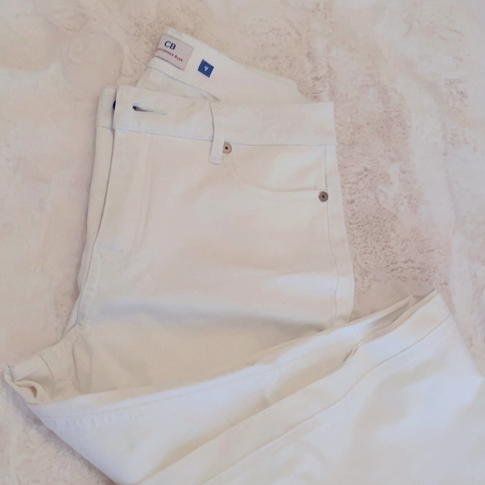 White denim, new, size 4